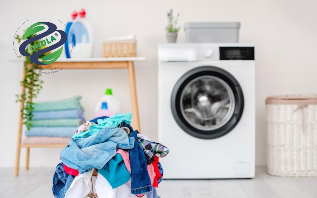 Hướng dẫn cách đổ nước giặt vào máy giặt cửa ngang đúng cách