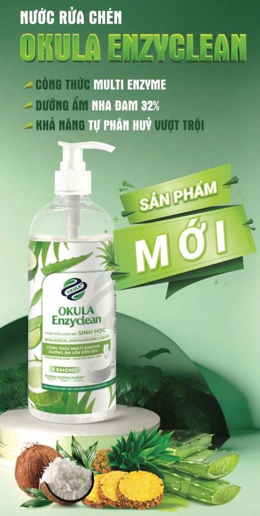 Nước Rửa Chén Sinh Học OKULA EnzyClean